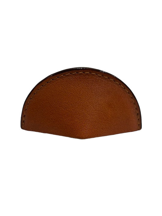 Buton Din Piele Daneze pentru Mobilier Furnipart 7104-kaf1 Lungime Totală 3,2cm Culoare Full Face Maro Piele