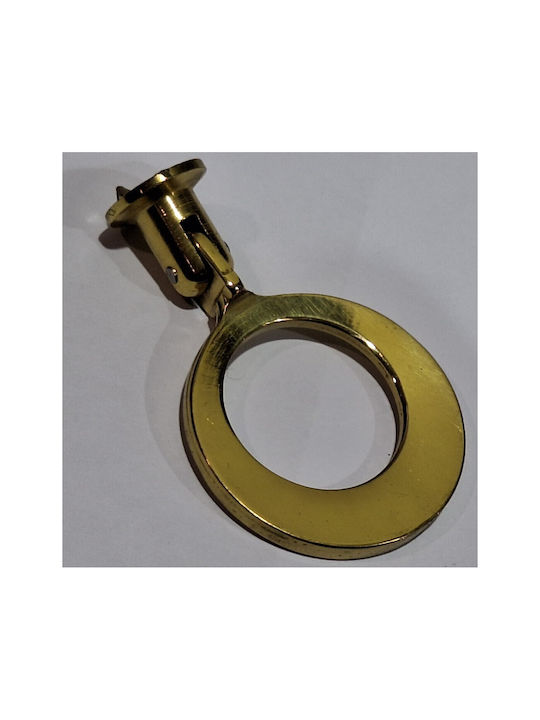 Handmade Brass Furniture Knob Omp Porro 10610-oro1 Gold Polished Diameter 45