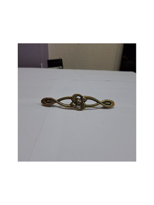 Italian Furniture Handle Euro-fer 0193-brz1 Bronze Diameter 12.8cm