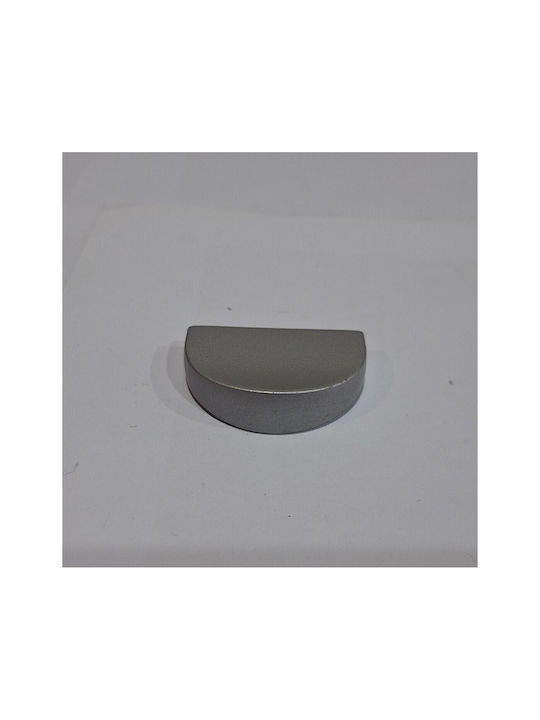 Italienischer Möbelgriff Eureka 0995-032-10c1 Chrom matt 3,2cm Durchmesser