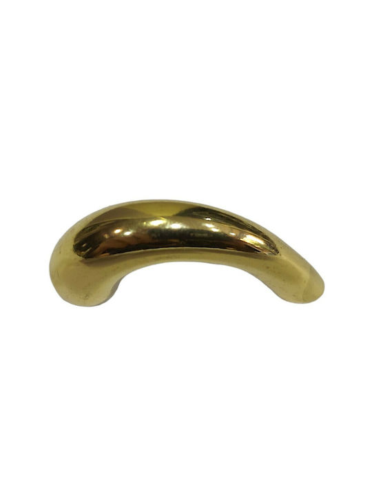 Italian Furniture Handle Eureka 0475-032 Gold 3.2cm Glossy