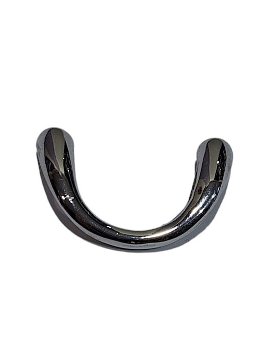 Mâner de Mobilier Italian Eureka 0477-032-ino1 Culoare Full Face Crom Lucios Dimensiune 3,2cm