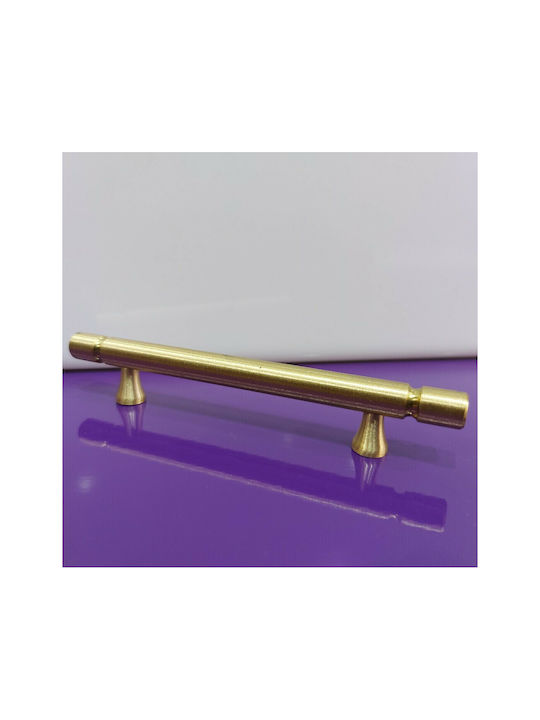 Handmade Brass Furniture Handle Omp Porro 11100-083-may Gold-Matte Diameter 8.3cm