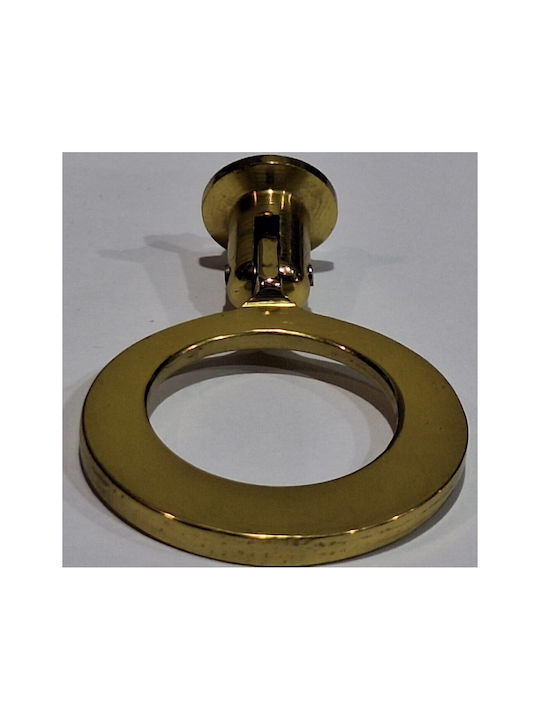 Handmade Brass Furniture Knob Omp Porro 10610-oro1 Gold Polished Diameter 45