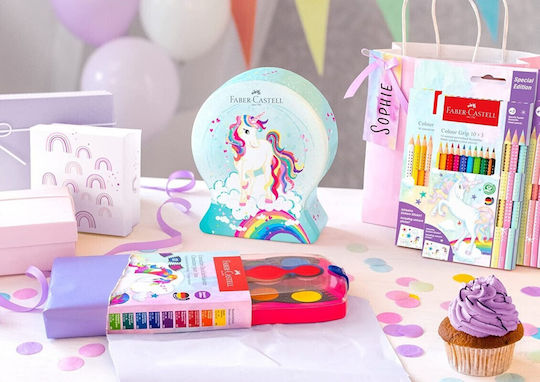 Faber-Castell Grip Sparkle Ξυλομπογιές Σετ 24 χρώματα