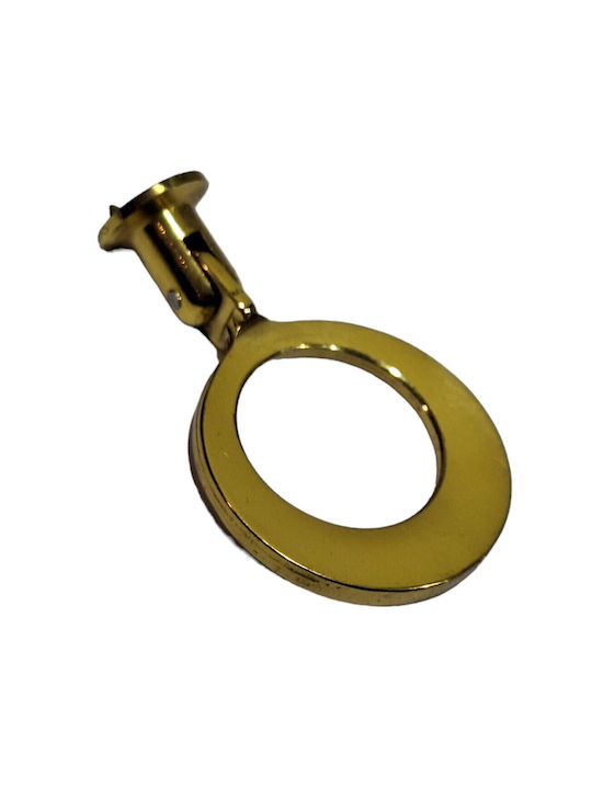 Handmade Brass Furniture Knob Omp Porro 10610-oro1 Gold Polished Diameter 45