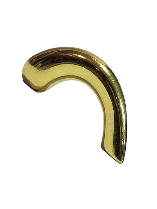Italian Furniture Handle Eureka 0475-032 Gold 3.2cm Glossy