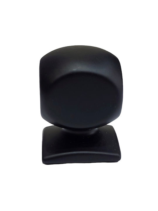 Italian Brass Furniture Knob Omp Porro 11419-000-20a1 Matte Black Diameter 22