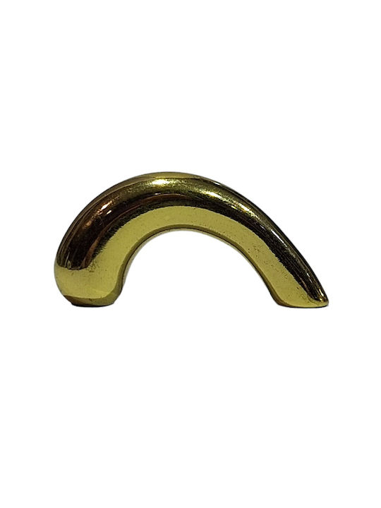 Italian Furniture Handle Eureka 0475-032 Gold 3.2cm Glossy