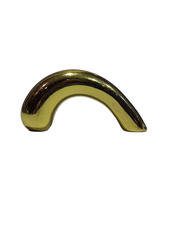 Italian Furniture Handle Eureka 0475-032 Gold 3.2cm Glossy