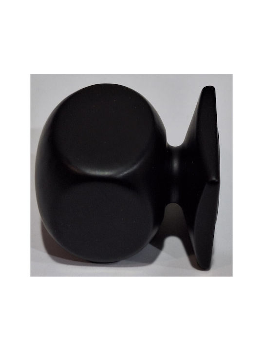 Italian Brass Furniture Knob Omp Porro 11418-000-20a1 Matte Black Diameter 25