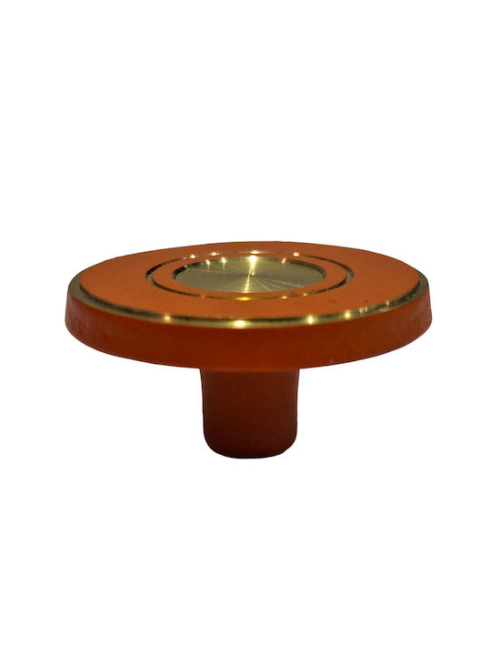 Italienisches Messing Möbelknopf Euro-fer 11040-brz2 Gold-Orange Durchmesser 25