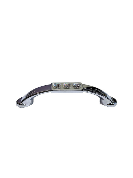 Italian Handle Swarovski Euro-fer 0129-096-swi1 Diameter 9.6cm