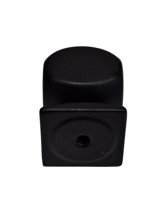 Italian Brass Furniture Knob Omp Porro 11418-000-20a1 Matte Black Diameter 25