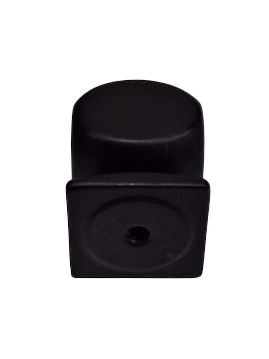 Italian Brass Furniture Knob Omp Porro 11418-000-20a1 Matte Black Diameter 25