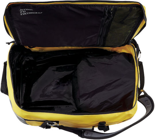 Petzl Duffel Bag Σακ Βουαγιάζ Πλάτης 65lt Μαύρο Υφασμάτινο