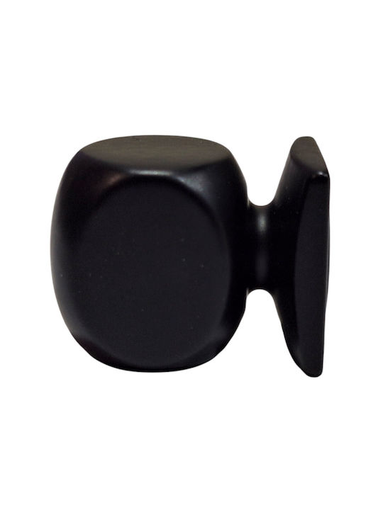 Italian Brass Furniture Knob Omp Porro 11418-000-20a1 Matte Black Diameter 25