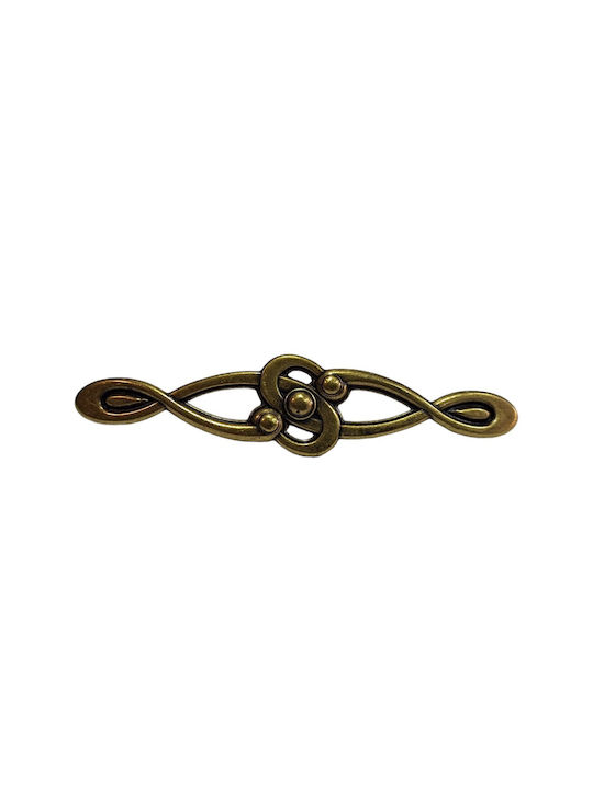 Italian Furniture Handle Euro-fer 0193-brz1 Bronze Diameter 12.8cm