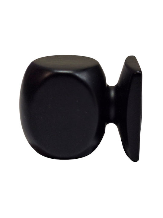 Italian Brass Furniture Knob Omp Porro 11418-000-20a1 Matte Black Diameter 25