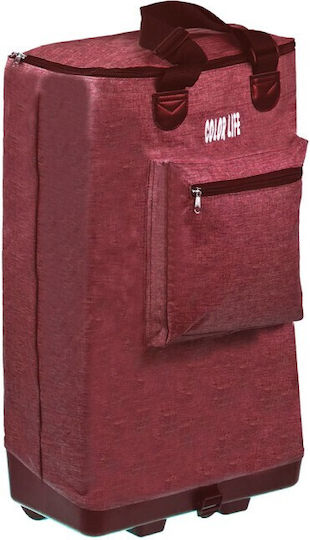 Colorlife TW-37 Sack Voyage 30lt Red with Wheels Fabric L57xW19xH34cm