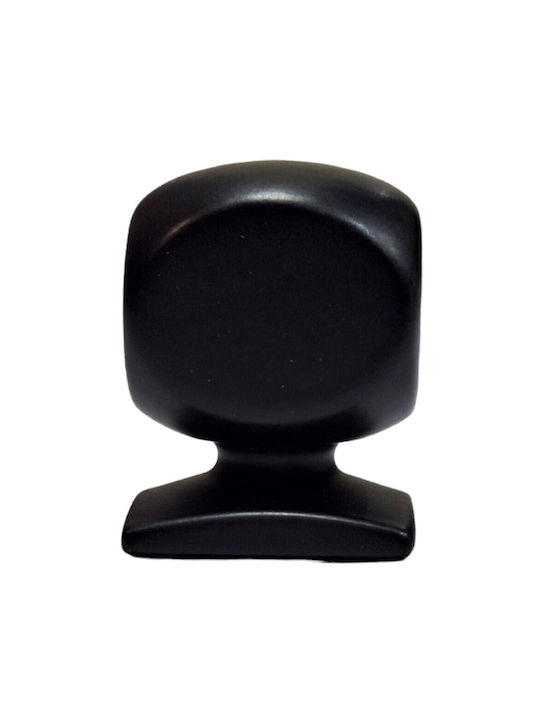 Italian Brass Furniture Knob Omp Porro 11418-000-20a1 Matte Black Diameter 25