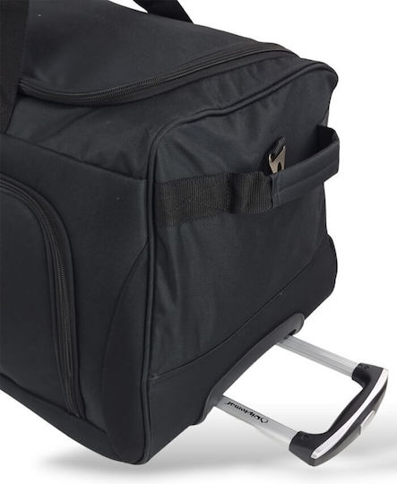 Diplomat Sack Voyage 63lt Black with Wheels Fabric L60xW32xH33cm