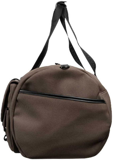 La Martina Sack Voyage Brown Fabric