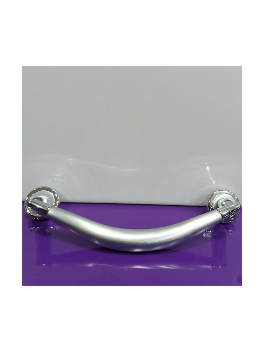Italienische Messing Türgriff Fba 0454-2600-10c21 Chrom-Chrom Glänzend Maße 26,0cm