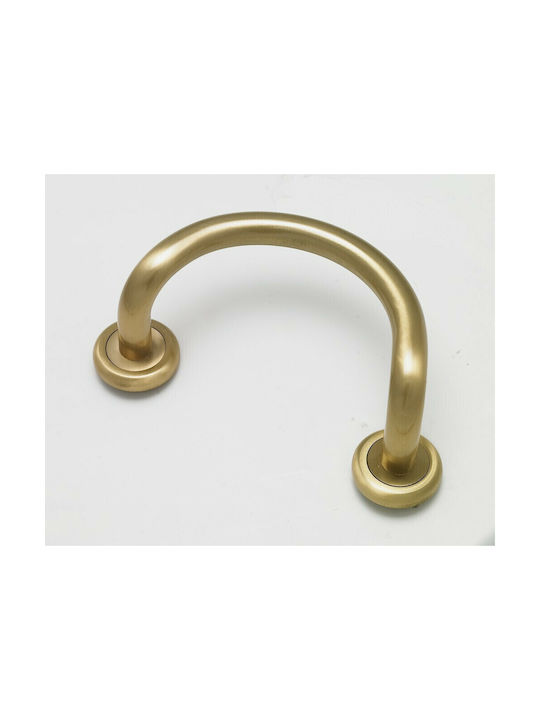Mânere Ușă Nestori 0625-20a1 Auriu Mat-satin Dimensiune 17,0cm