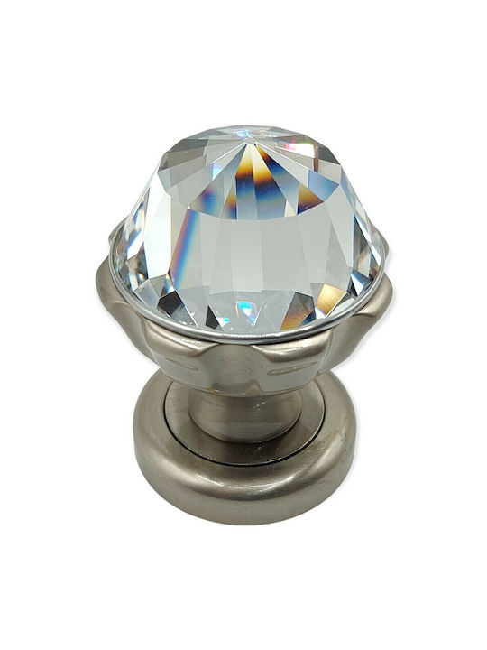 Spanish Brass Knob Mestre 4882-swa1 Swarovski Crystal