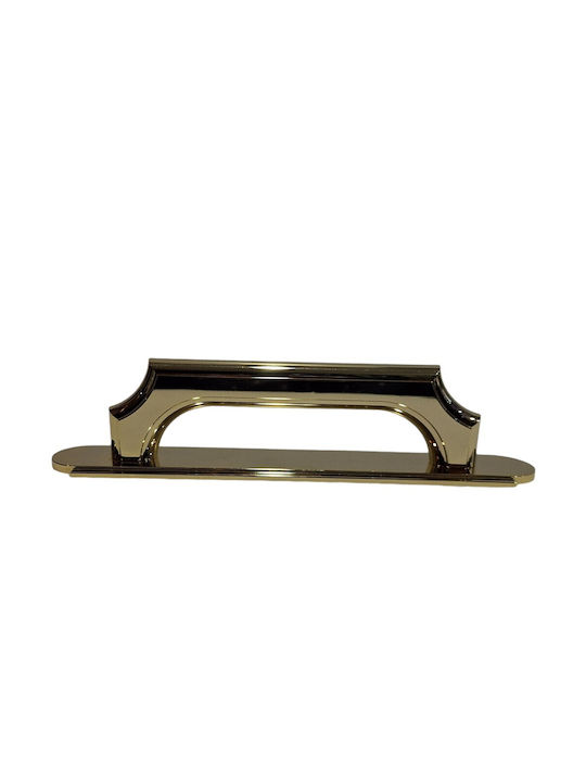Italian Bronze Handmade Front Door Handle Acm 11272-178-24k Gold-Polished Dimension 17.8cm
