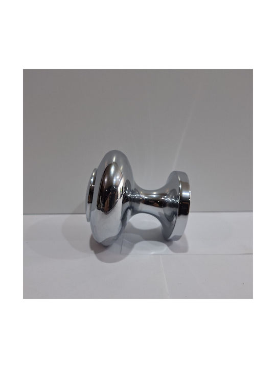 Regutti 4889-000-ινο Italian Brass Front Door Knob Dual Color Dimensions 72 × 72 × 75 Mm