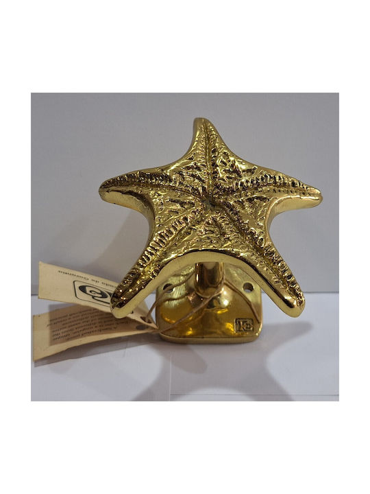 Handgefertigter Kupfer Spanischer Türknopf Coba 4885-Gold Hochglanz Maße 90 × 90 × 75 Mm
