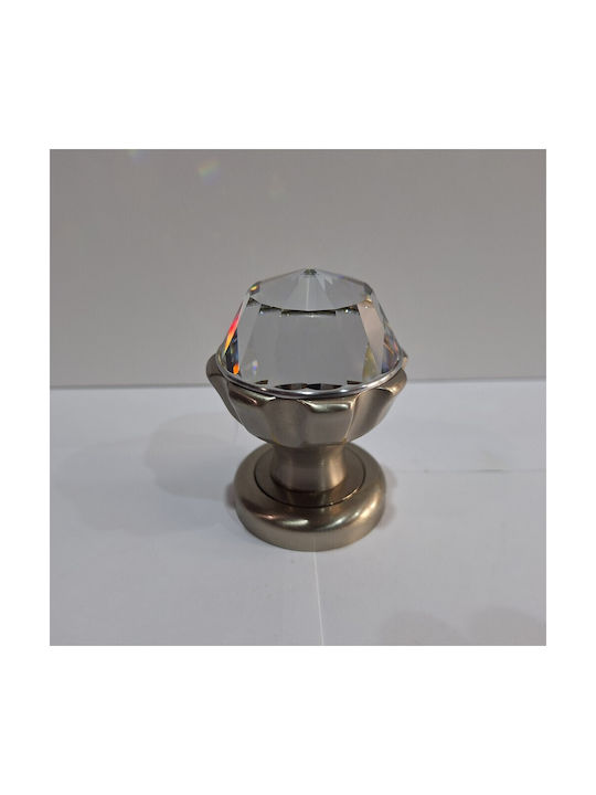Spanish Brass Knob Mestre 4882-swa1 Swarovski Crystal