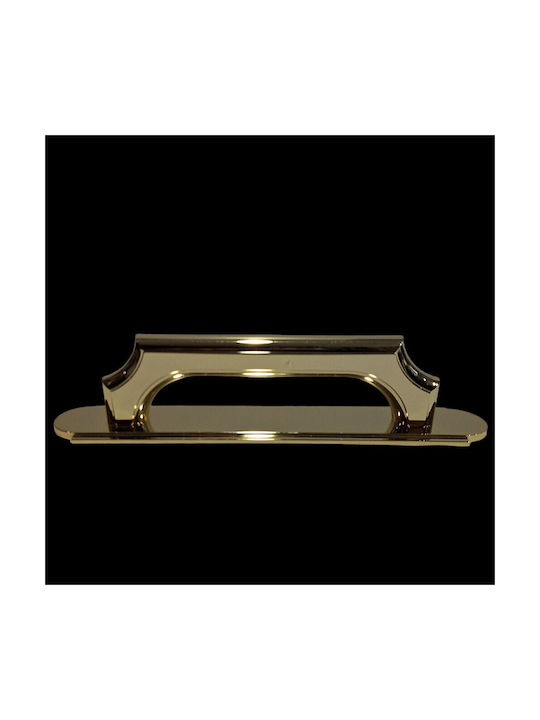 Italian Bronze Handmade Front Door Handle Acm 11272-178-24k Gold-Polished Dimension 17.8cm