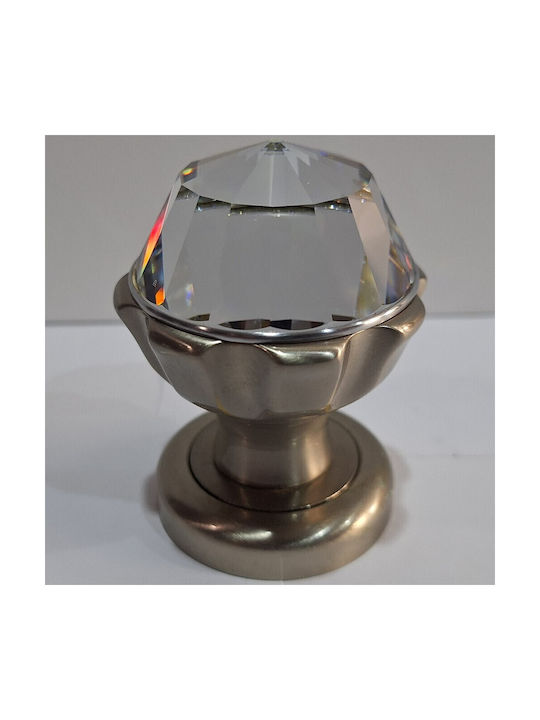 Spanish Brass Knob Mestre 4882-swa1 Swarovski Crystal