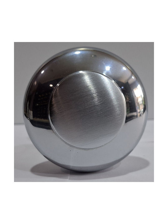 Regutti 4889-000-ινο Italian Brass Front Door Knob Dual Color Dimensions 72 × 72 × 75 Mm