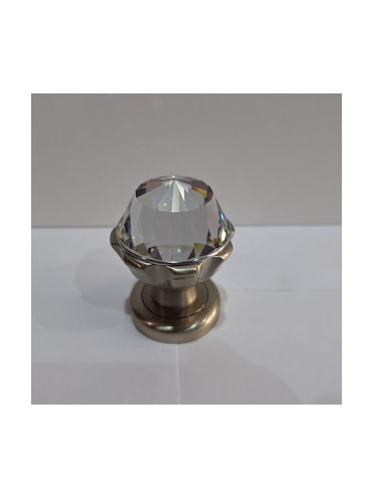Spanish Brass Knob Mestre 4882-swa1 Swarovski Crystal