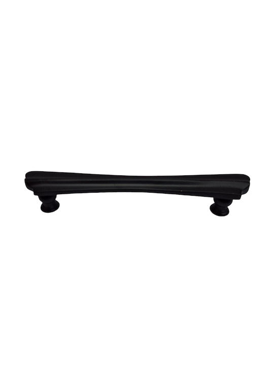 Spanish Brass Front Door Handle Mestre 10551-12b1 Matte Black Diameter 20.0cm
