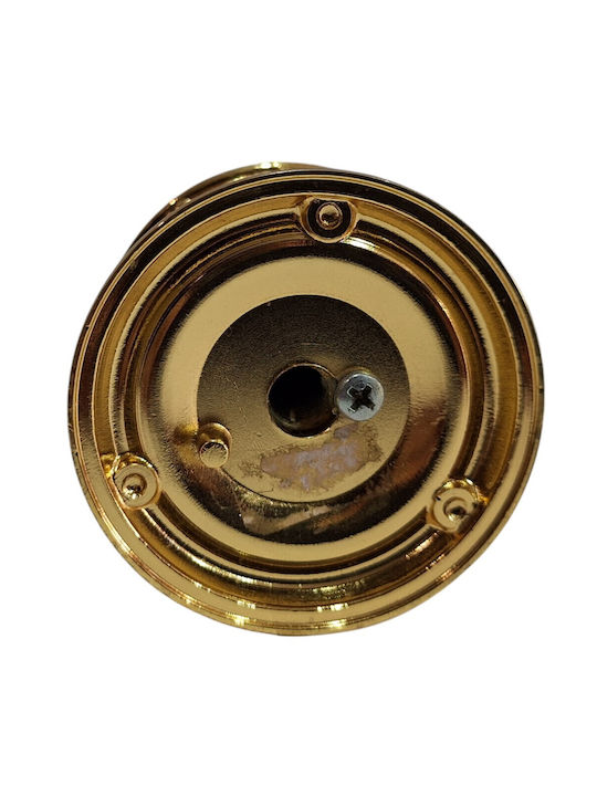 Spanischer Messing-Knopf Für Vordertür Coba 4876-oro2 Gold 24k Maße 70×70×65 Mm