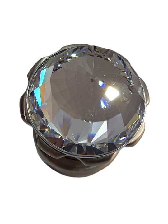 Spanish Brass Knob Mestre 4882-swa1 Swarovski Crystal
