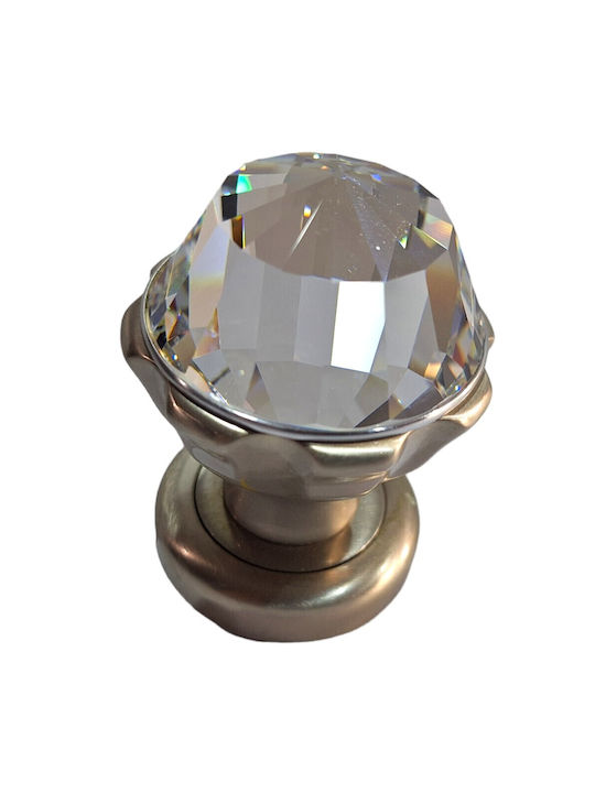 Spanish Brass Knob Mestre 4882-swa1 Swarovski Crystal