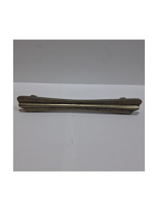 Spanish Brass Front Door Handle Mestre 9271-200-arg1 Aged Silver Size 20.0cm