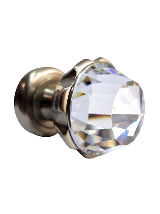 Spanish Brass Knob Mestre 4882-swa1 Swarovski Crystal
