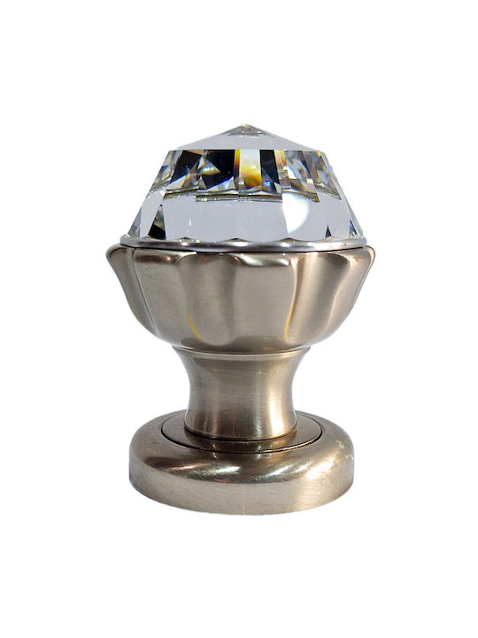 Spanish Brass Knob Mestre 4882-swa1 Swarovski Crystal