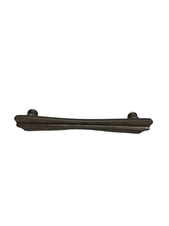 Spanish Brass Front Door Handle Mestre 9271-200-arg1 Aged Silver Size 20.0cm
