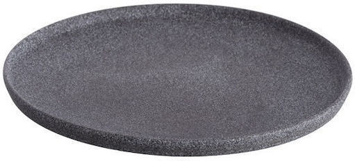 G.Benedikt Granit Teller Untiefe aus Porzellan Gray mit Durchmesser 24cm 6Stück