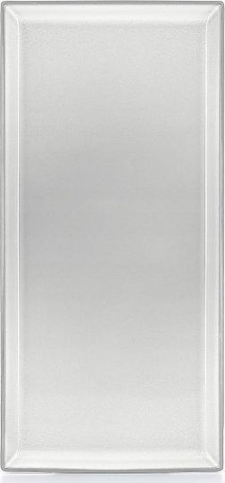 Revol Equinoxe Placă Joasă Rectangulară Din Porțelan Gri 32,5x15cm
