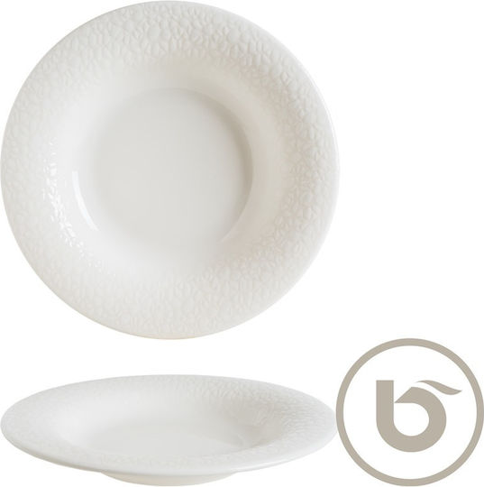 Bonna Plate Soup made of Porcelain White 23cm 6pcs
