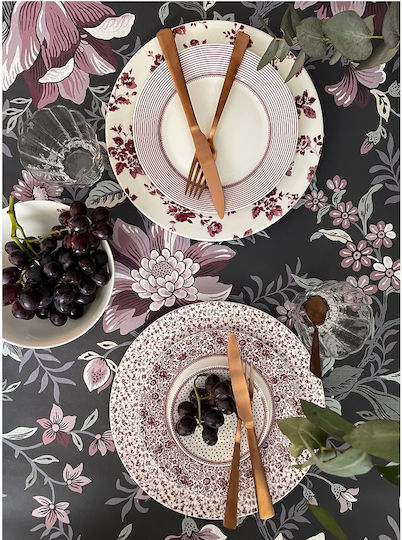 Laura Ashley Πιάτο Γλυκού από Πορσελάνη Λευκό με Διάμετρο 20cm 4τμχ